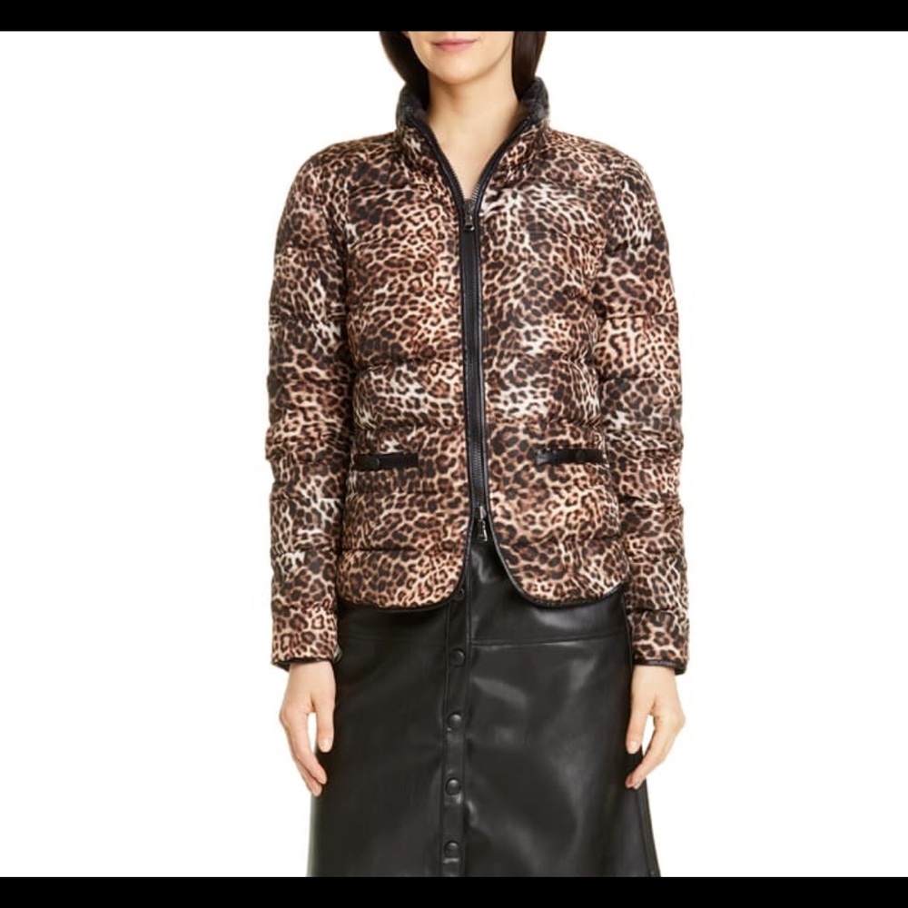 Seventy Venezia NWT Leopard Print Down Filled Jacket